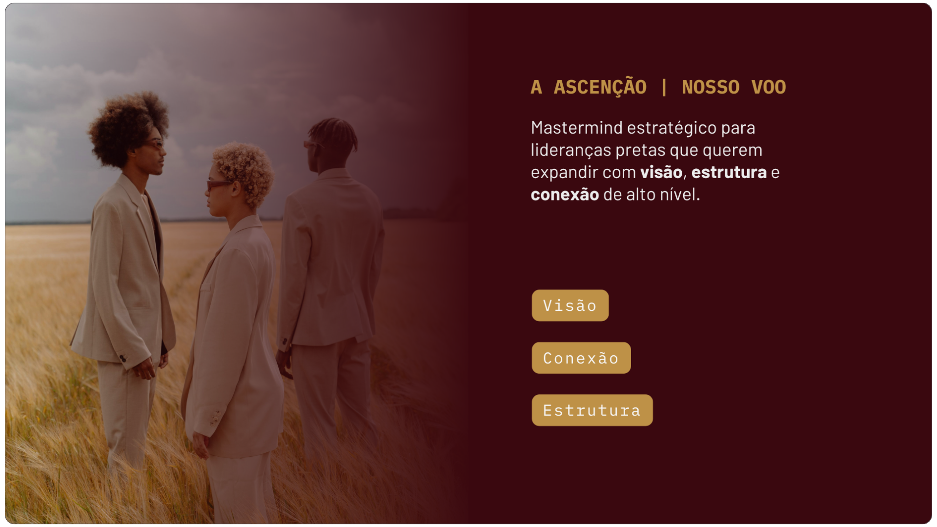 A ASCENÇÃO NOSSO VOO